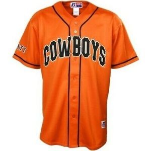 Russell Athletic Team Issue orange Cowboys jersey